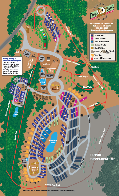 2022 campground map